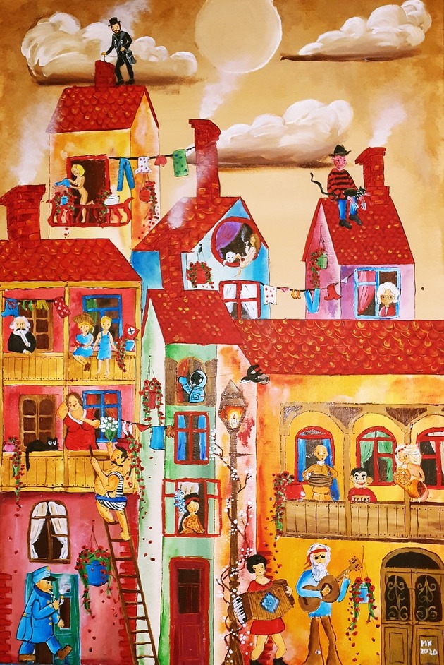 grafiki i ilustracje Radosna śmierć kapitalizmu - obraz