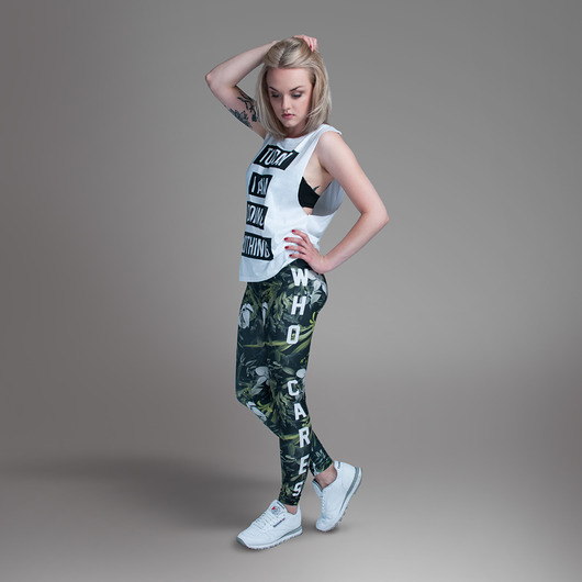 LEGGINGS Green Leaf WhoCares
