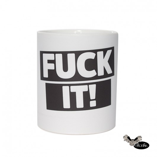 FUCK IT! matowy kubek 330ml Sowia Aleja