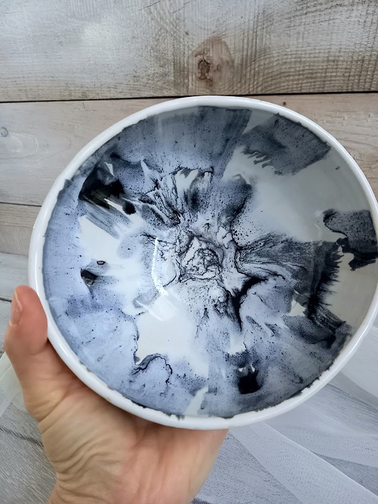 Ceramiczna miska 17,5cm,ręcznie wykonana. ceramiKaMDeka