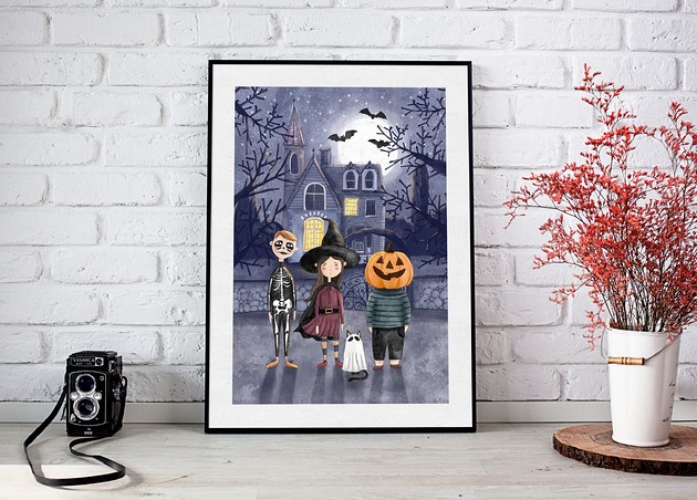 plakaty Plakat Halloween A3