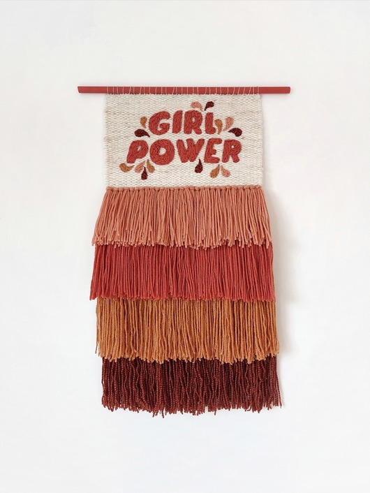 obrazy i plakaty do pokoju dziecięcego Makatka "girl power"