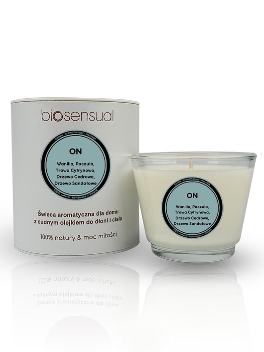 świece zapachowe Świeca do masażu i aromaterapii ON 80g