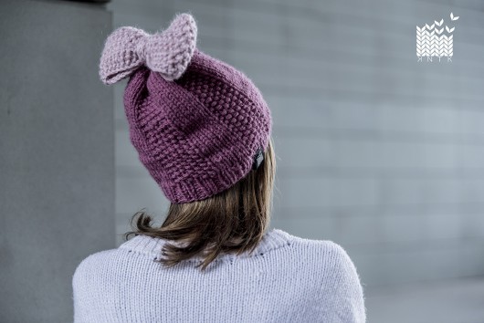 MINNIE Pink Czapka z Kokardą KNTK