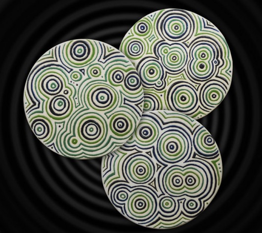 Komplet okrągłych podkładek (na zamówienie) Hypnotic