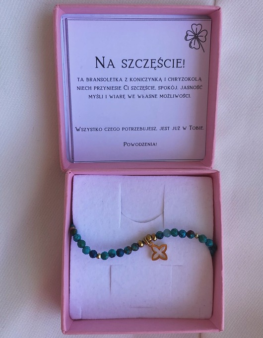 bransoletki z kamieni naturalnych Bransoletka Wiary w Siebie