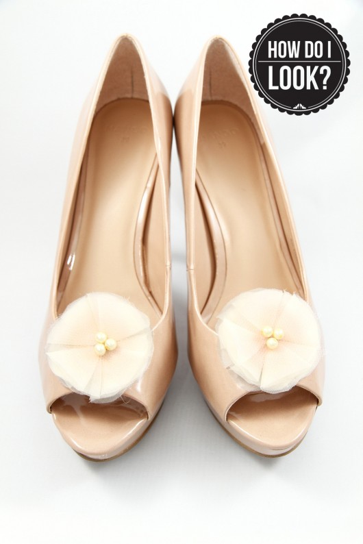 Silky Chic - Ecru/Pink - klipsy do butów HowDoILook