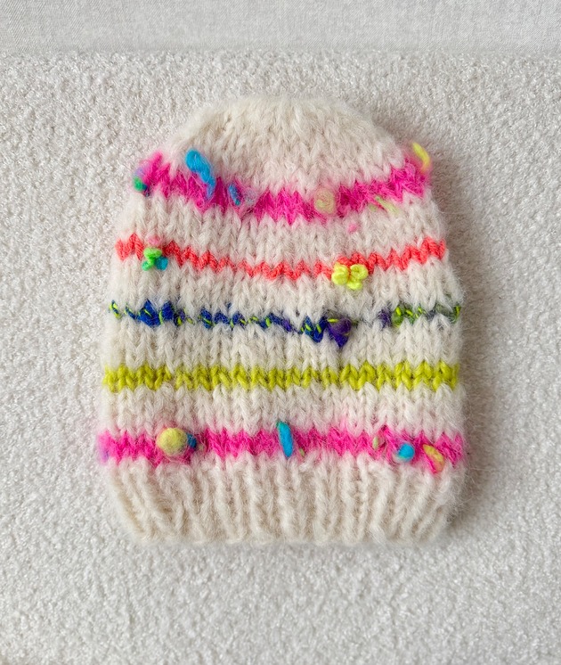 czapki damskie Kremowa alpaka