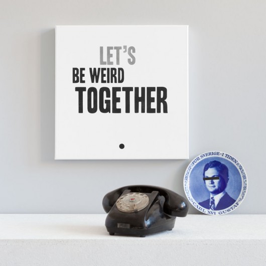 Płótno  Let's be weird together MintMouse