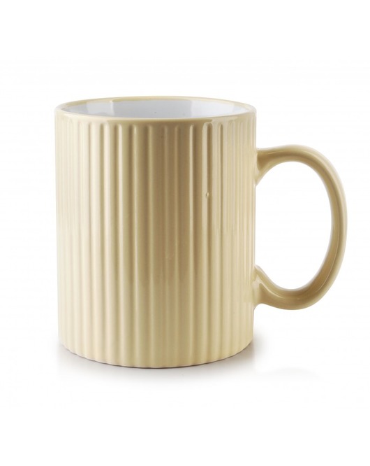 Kubk Ceramiczny Stripes Beżowy MIA home