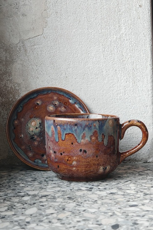 kubki Kubek z talerzykiem