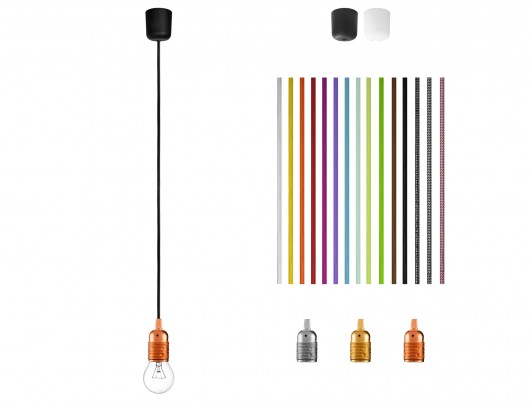 Lampa wisząca UNO pojedyncza w płatkach metalu lampy