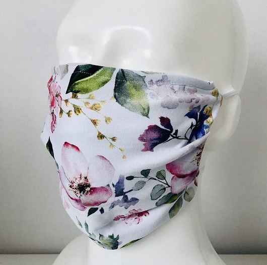 Maseczka Wielorazowa Kwiaty Jabłoni KUKU DESIGN