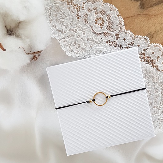bransoletka z kółkiem LEI handmade 