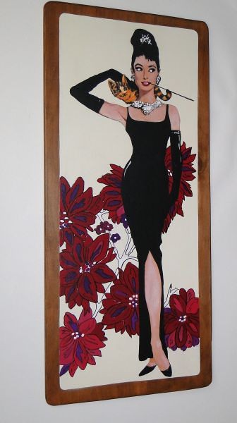 Hepburn w kwiatach misha szura