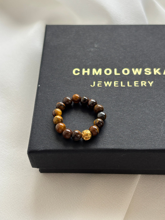 pierścionki elastyczne Pierścionek elastyczny Tygrysie Oko