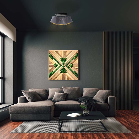 Nowoczesna lampa sufitowa MINORKA GOLD LYSNE