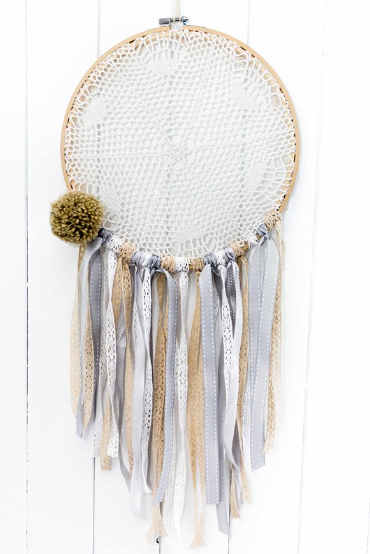 ŁAPACZ SNÓW, dreamcatcher Rabarbar Handmade