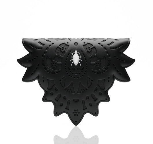 torby na ramię Torebka 'NESPOON' czarna skórzana na ramię