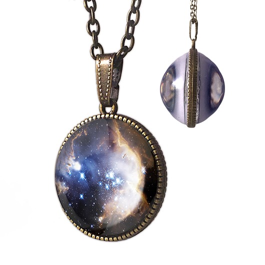 Kulisty dwustronny medalion Nebula - 0928SPB EGGinEGG