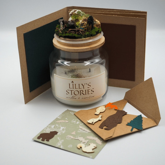 świece zapachowe Box prezentowy "The Summer Time Story"-Mountains- 350g