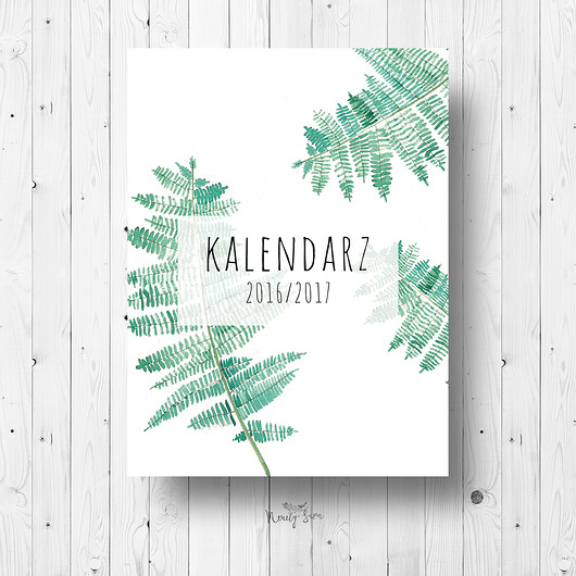 Kalendarz szkolny 2016/2017 - botaniczny Merely Susan