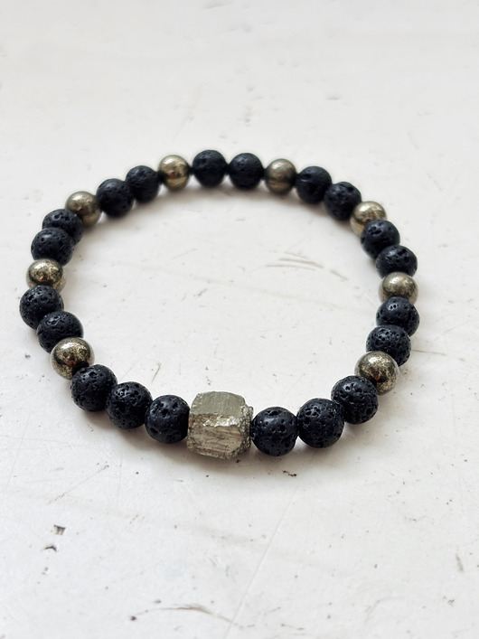 biżuteria męska Bransoletka męska Piryt