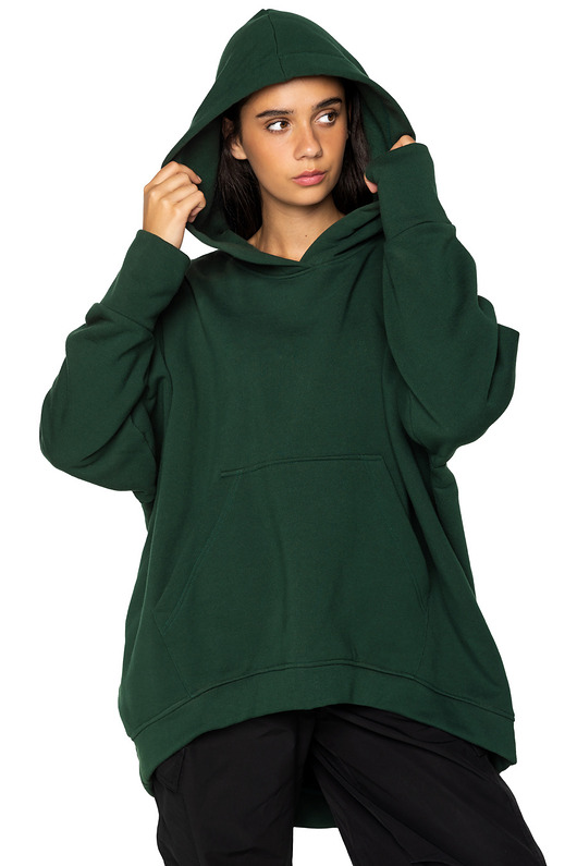 bluza z kapturem damska Bluza marki UNDERWORLD asymetryczna