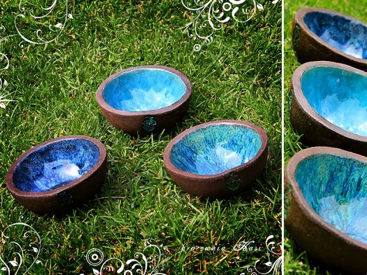 3 x blue katha