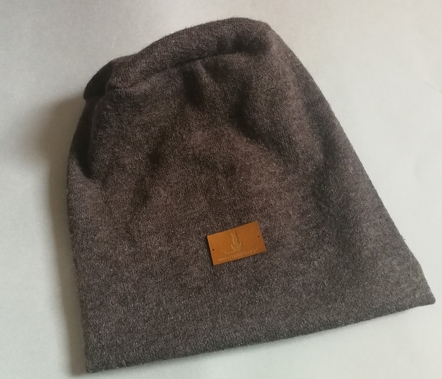   czapka damska brązowa wełniana boho etno ruda klara