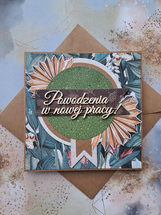 kartki scrapbooking Kartka na pożegnanie w pracy/odejście z pracy