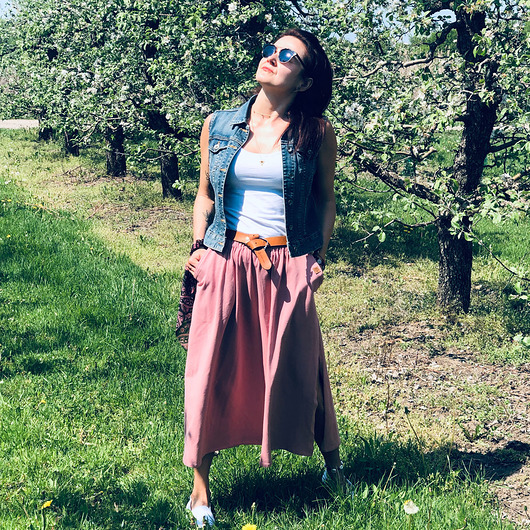 Spódnica Hello Bella - różowa Militu
