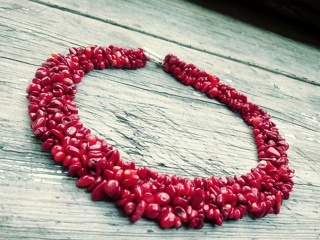 kolie Naszyjnik z czerwonego korala