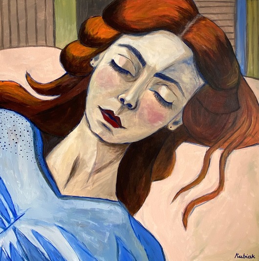 obrazy Ciepło / by Magda Kubiak 80x80 cm