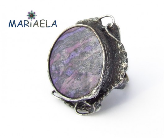 fiolet plecionka MARIAELA