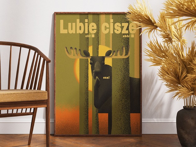 plakaty Plakat "Lubię ciszę"