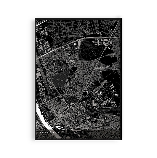 plakaty Plakat Targówek - mapa dzielnicy