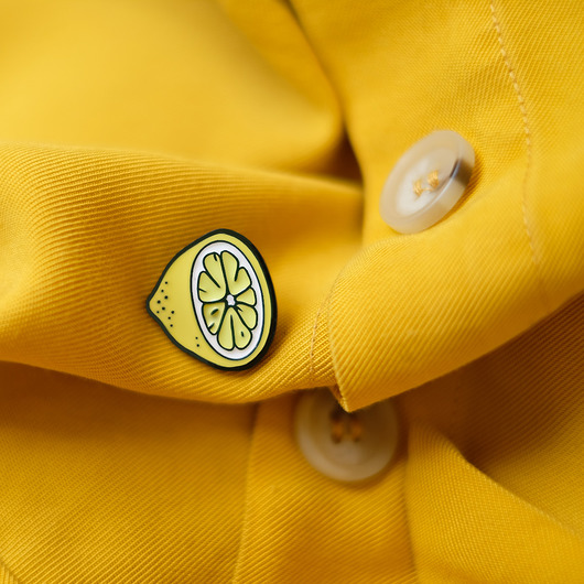 przypinki Pin owoc "Cytrynka"