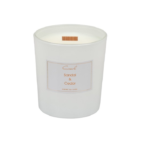 świeczniki i świece Ekologiczna naturalna świeca sojowa naturalna 330 gram (wybierz zapach)