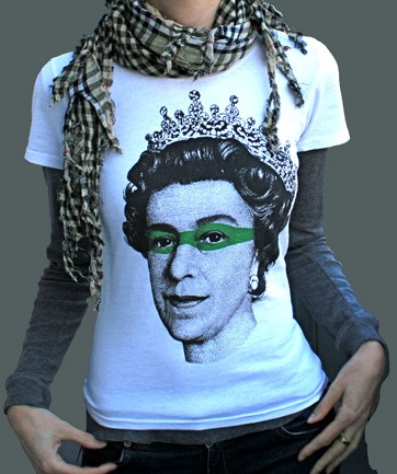 T-shirt Queen Elizabeth    SASHKA