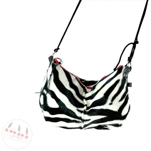 ::: MOON SHAPE zebra ::: uniqo