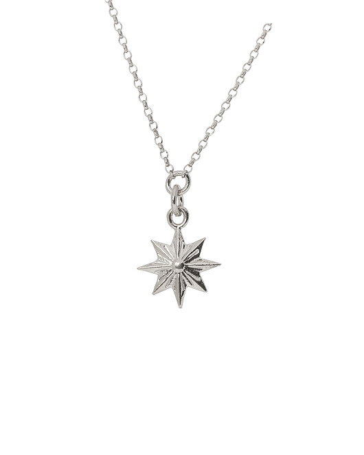 Naszyjnik STAR / srebrny MOKAVE