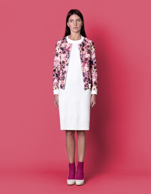 bluza bez kaptura damska Bomber róż