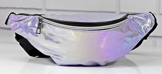 Saszetka NERKA N4 tęczowa holograficzna tęcza estilo