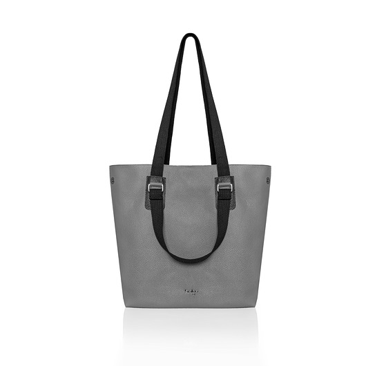 torby na ramię Torba skórzana Siv szara marki Bolsa