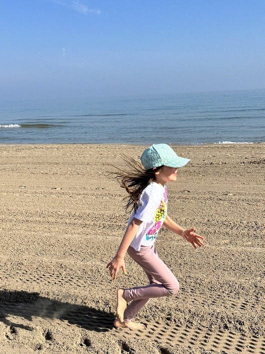 legginsy i getry dla dziewczynki Legginsy dla dziewczynki RAINBOW gładkie - różowe