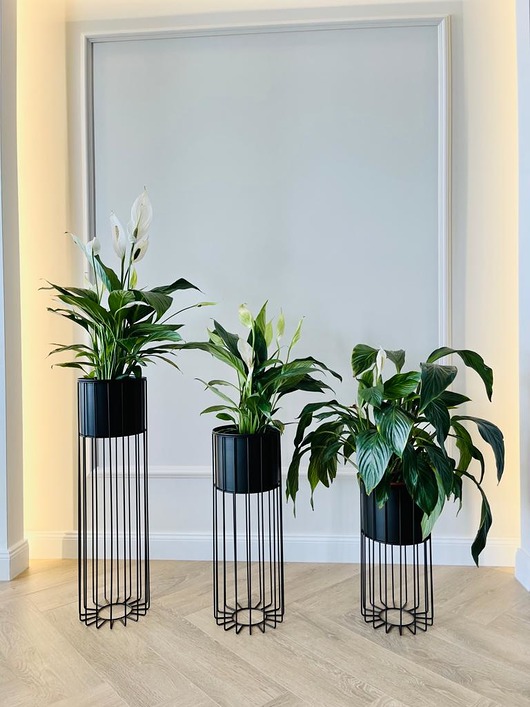 kwietniki Zestaw kwietników metalowych NEW Design LOFT 3szt.