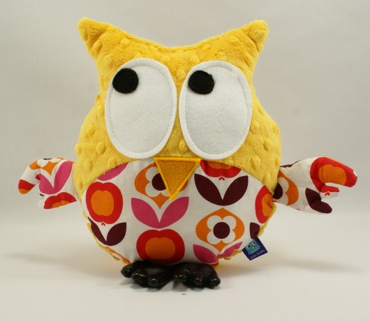 Sowa GUSTAW wzór FLOWERS mango Little Sophie