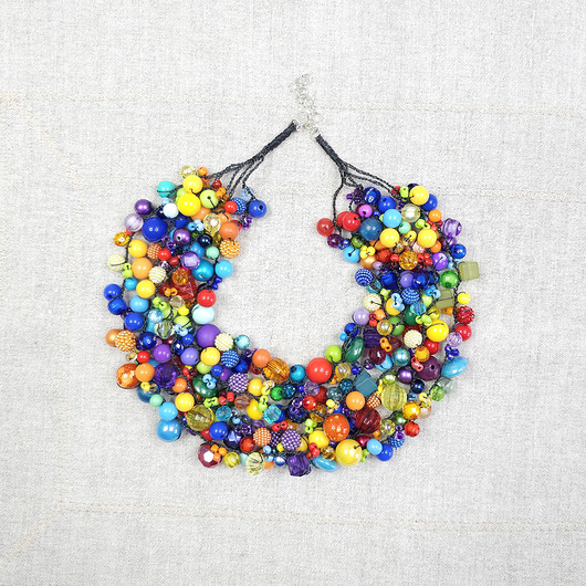 kolie 7029 Kolorowy naszyjnik 