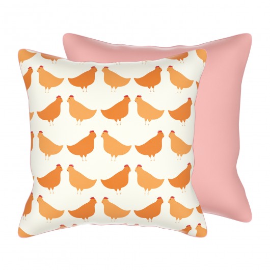 Poduszka Kury Polly Pattern